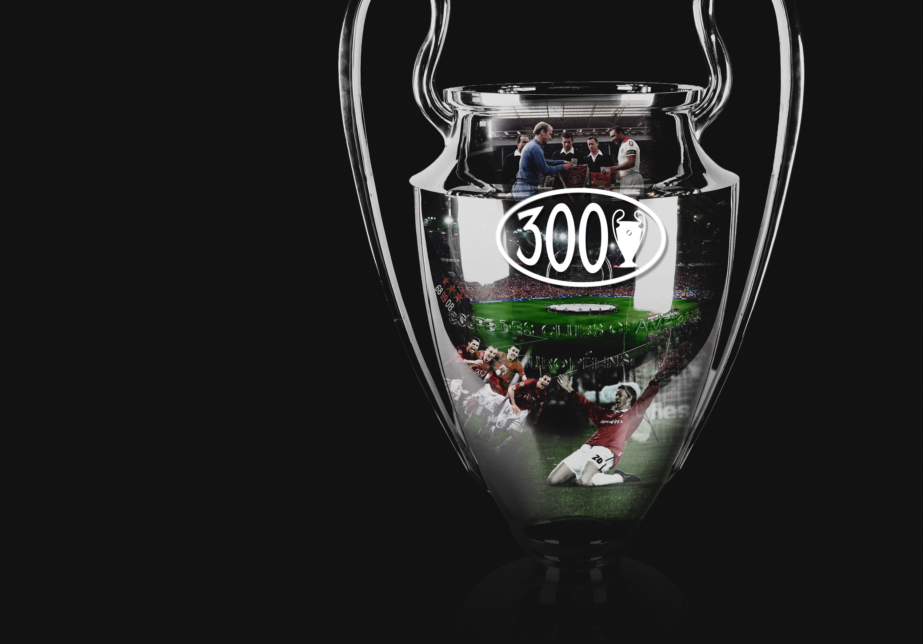 300 games in European Cup/Champions League graphic