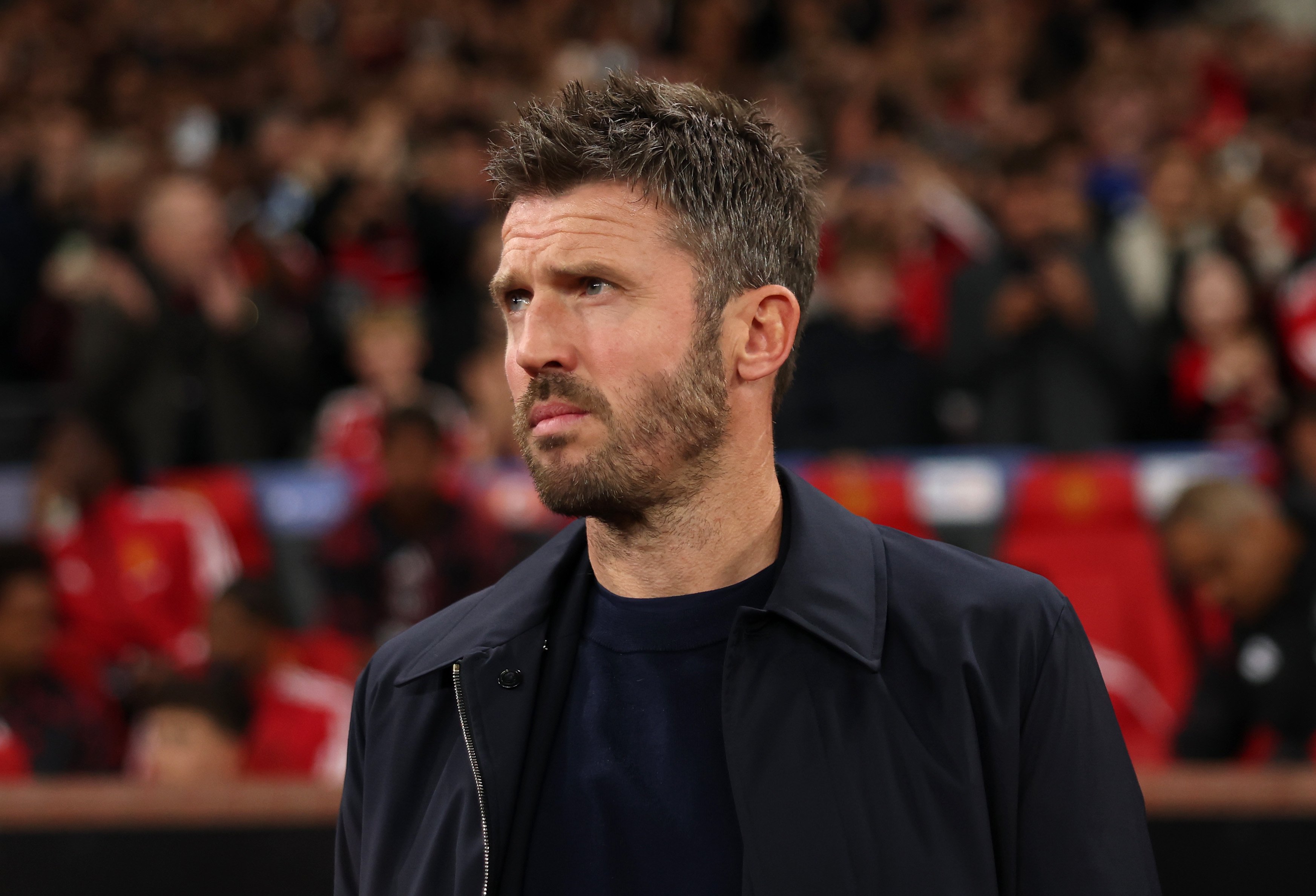 Michael Carrick pitchside v Sabah