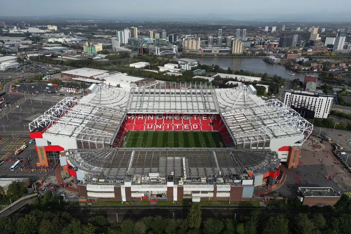 Old Trafford aerial view