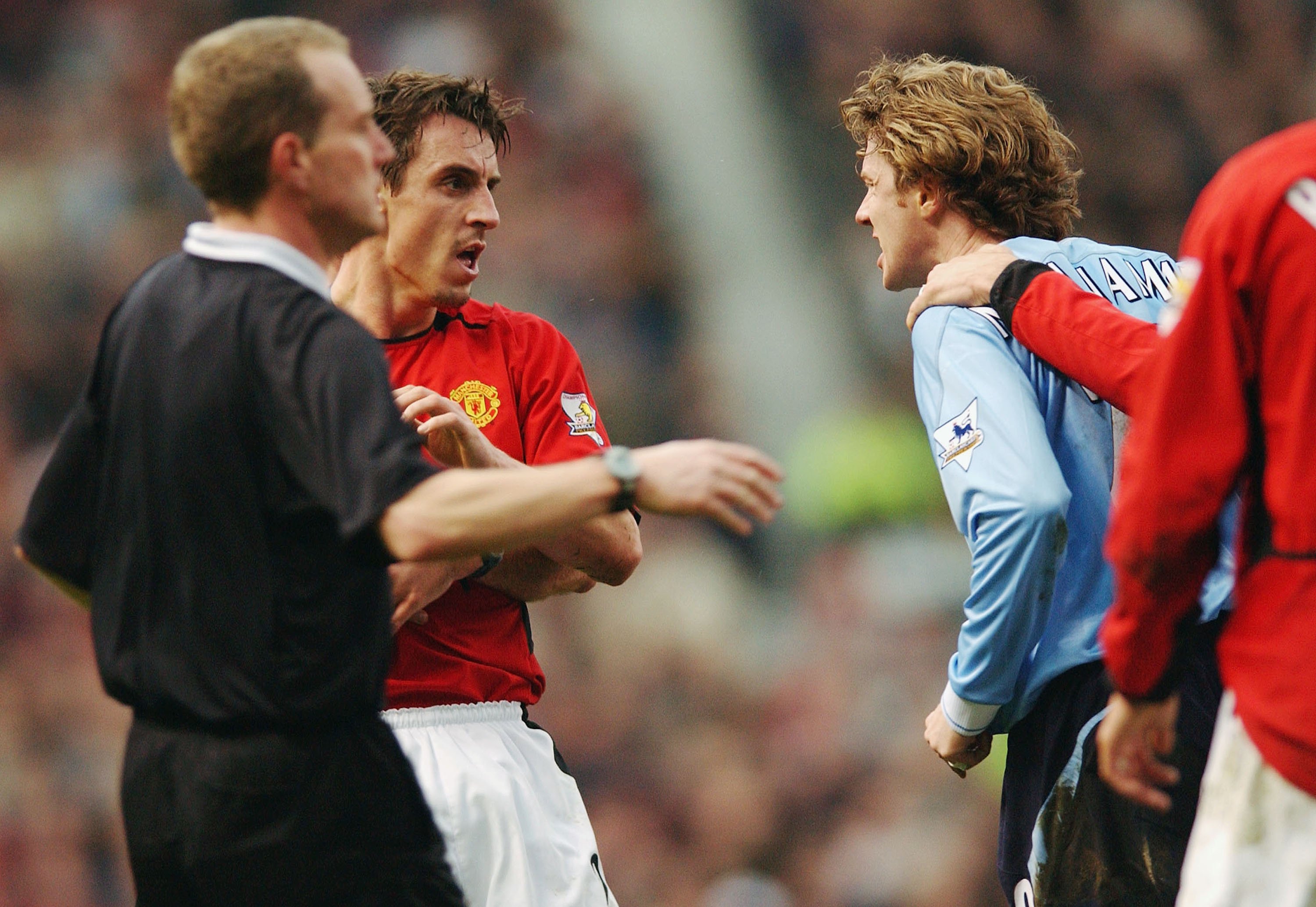 Gary Neville v Steve McManaman Manchester derby