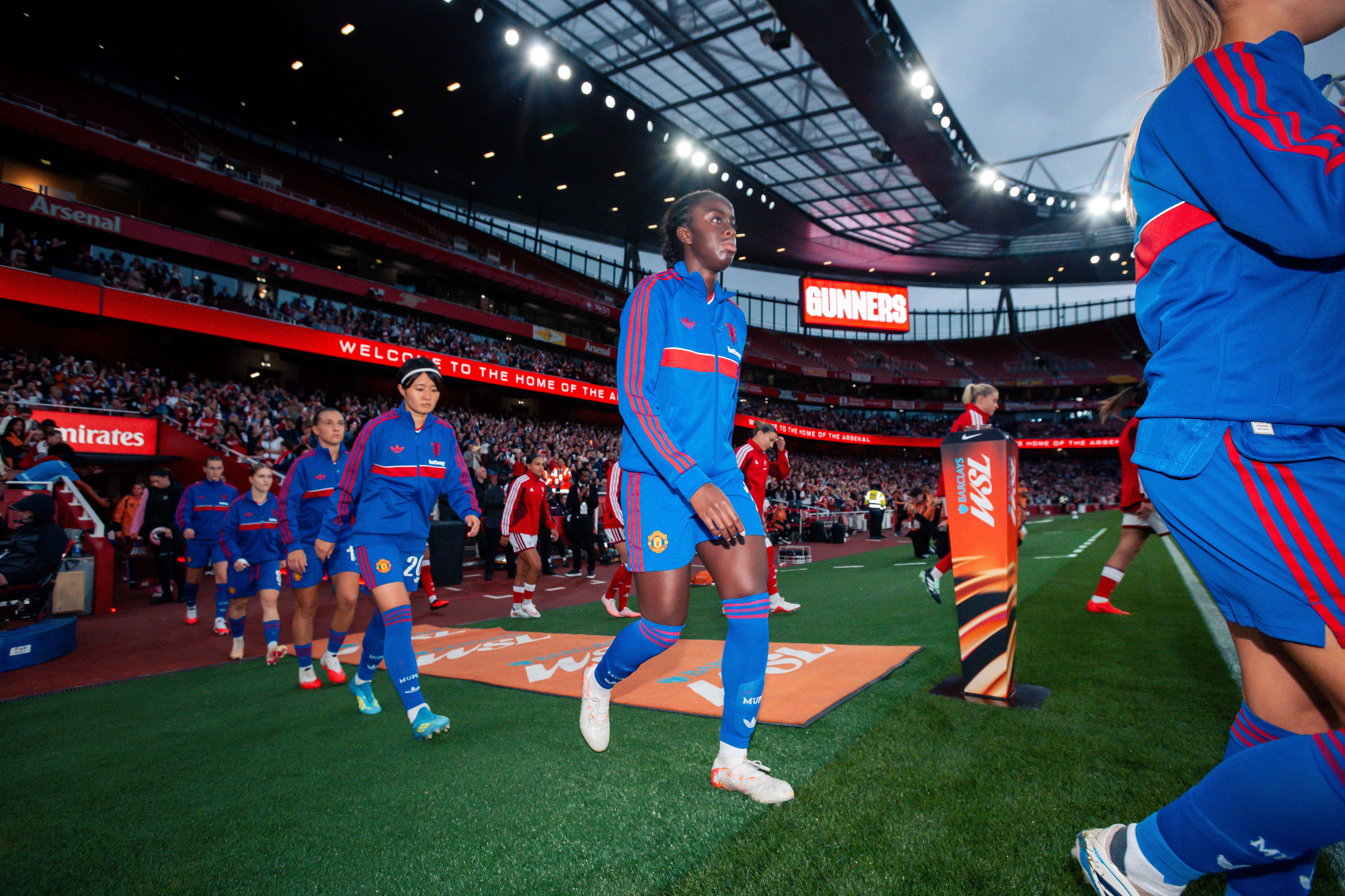 Simi Awujo at the Emirates Stadium