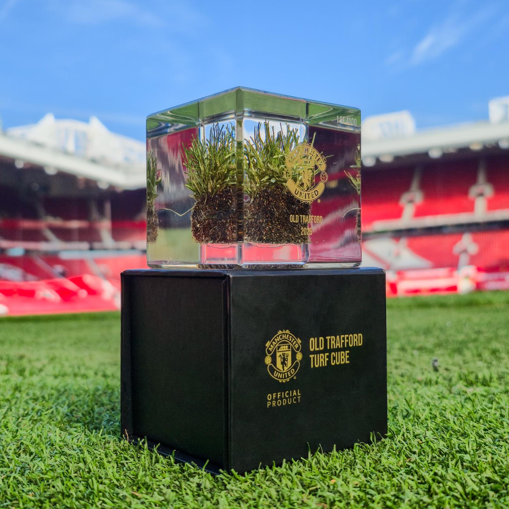 Old Trafford Pitch Cube