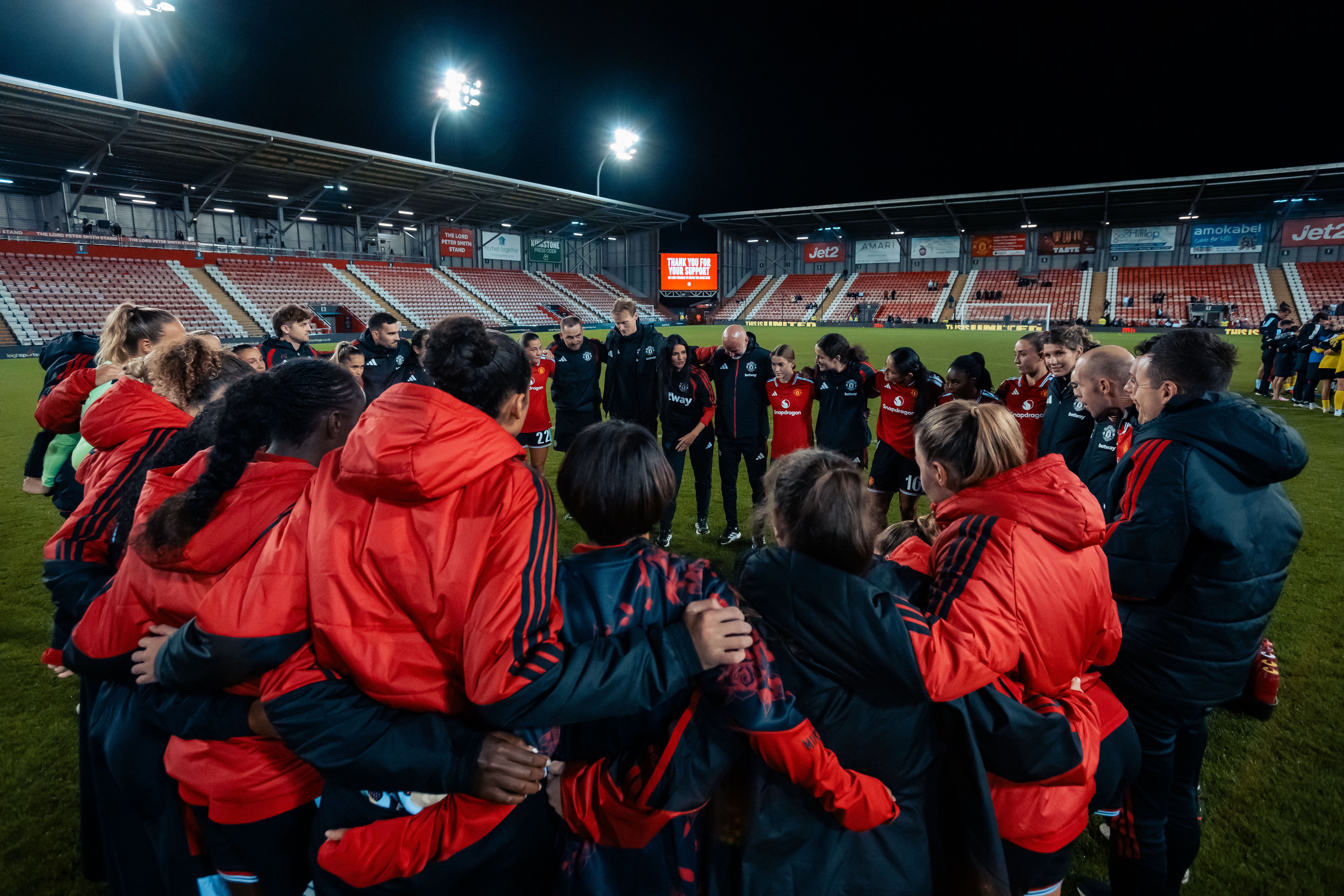 Eva Olid addresses team after win over Sheffield United