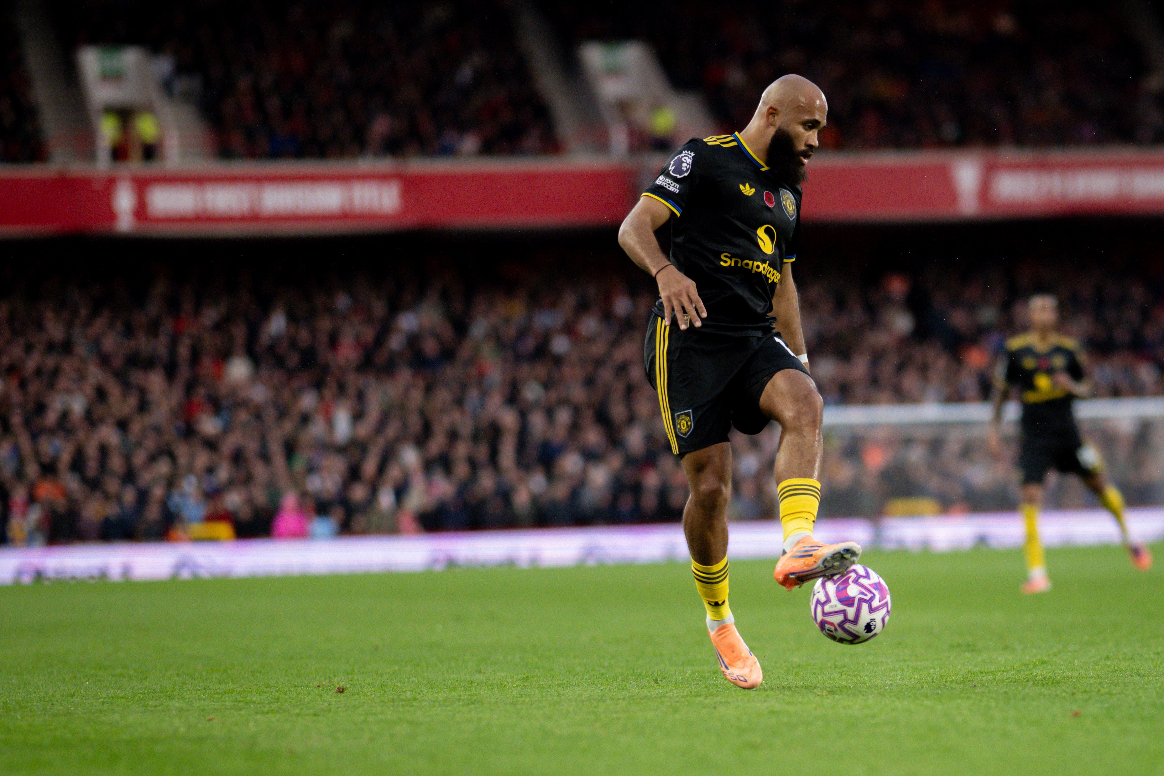 Bryan Mbeumo on the ball at Nottingham Forest