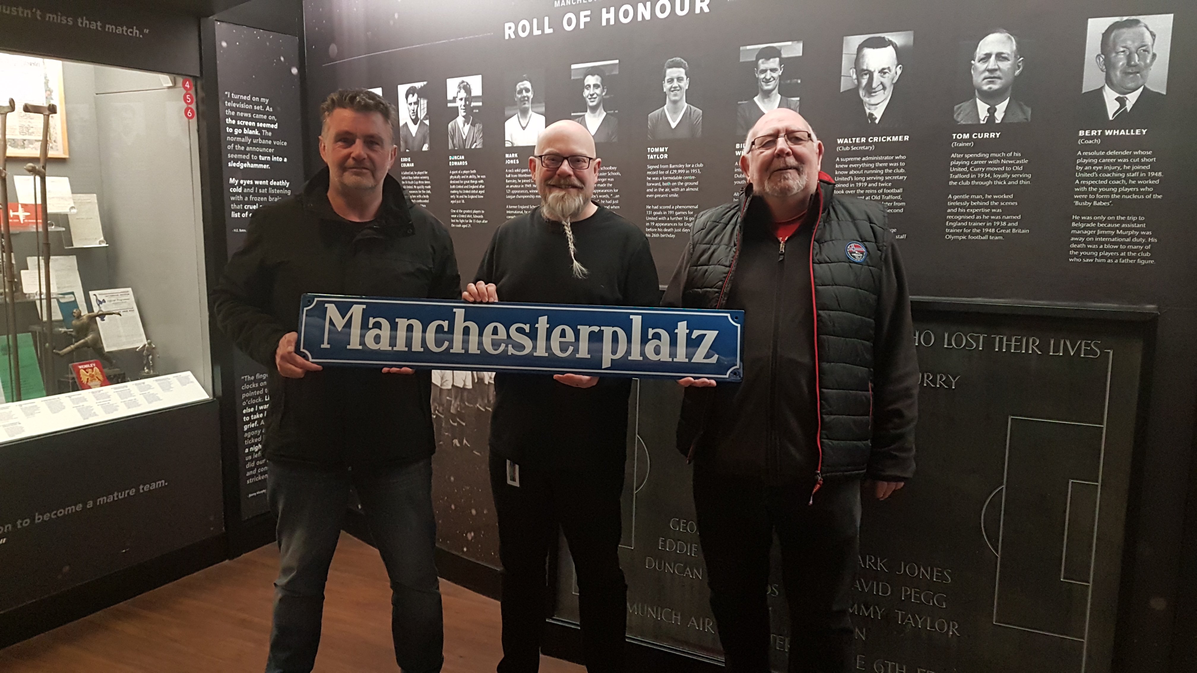 Munich street sign added to United museum