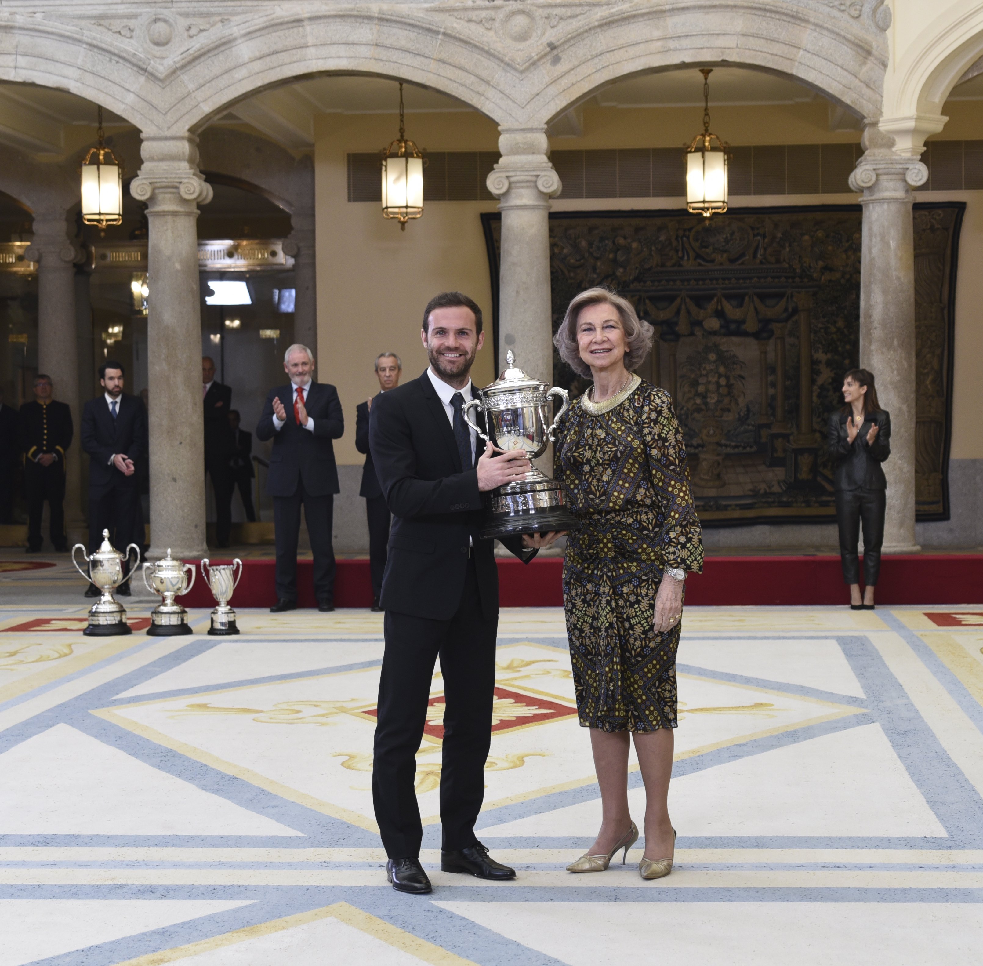 Mata wins ‘Queen Sofia’ award at El Pardo Palace