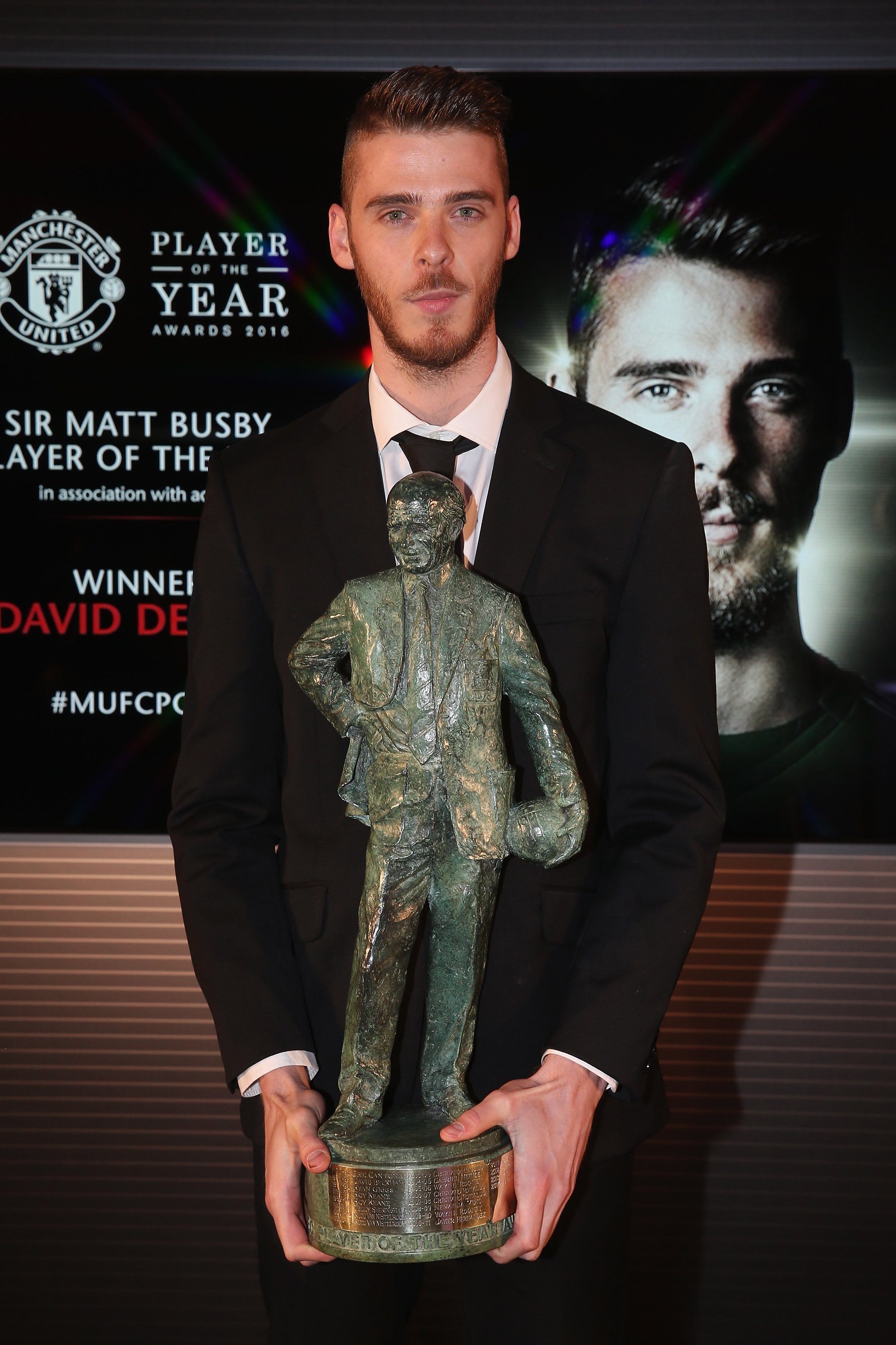 David De Gea wins third successive Player of the Year award