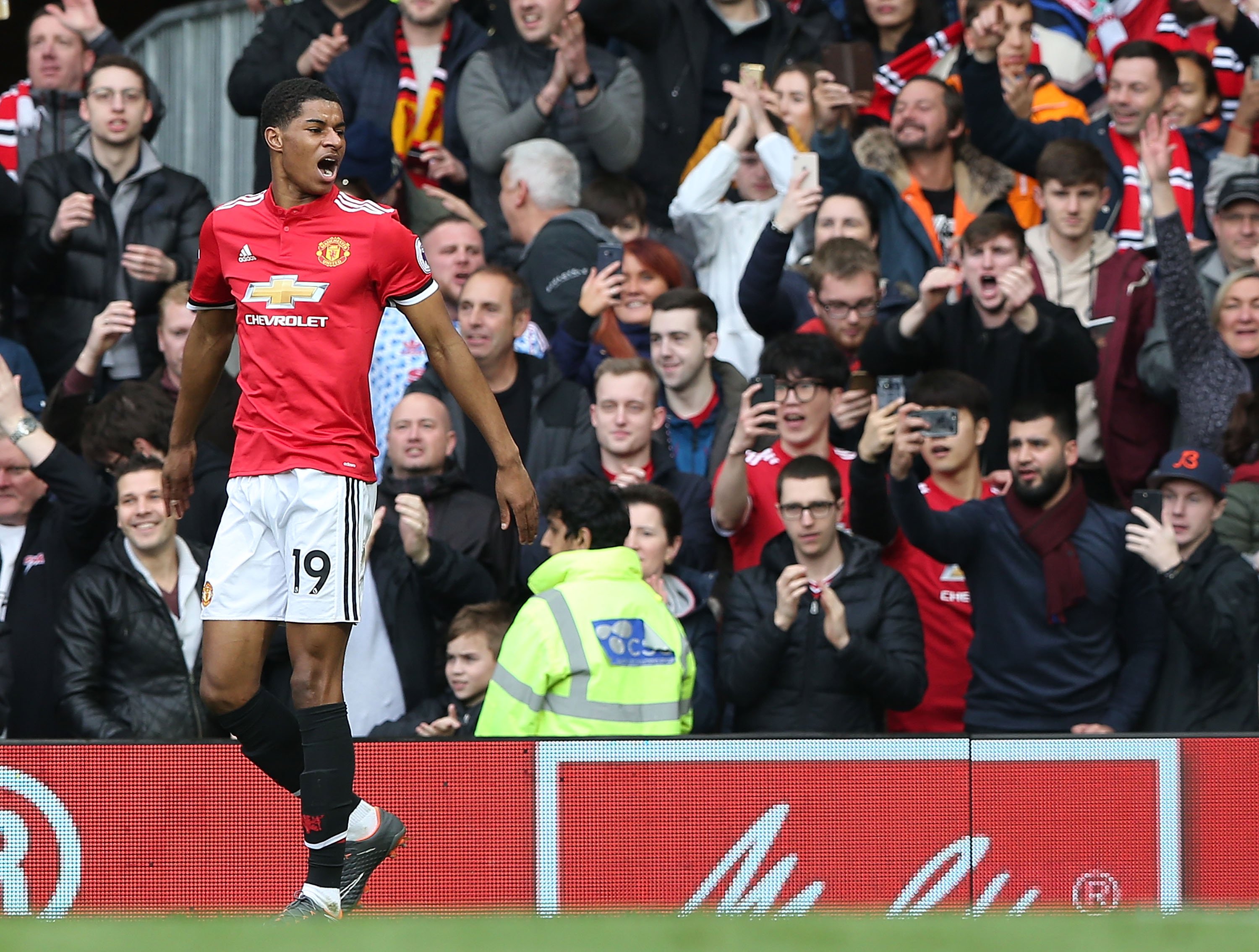 Rashford: The energy we feel from fans is amazing