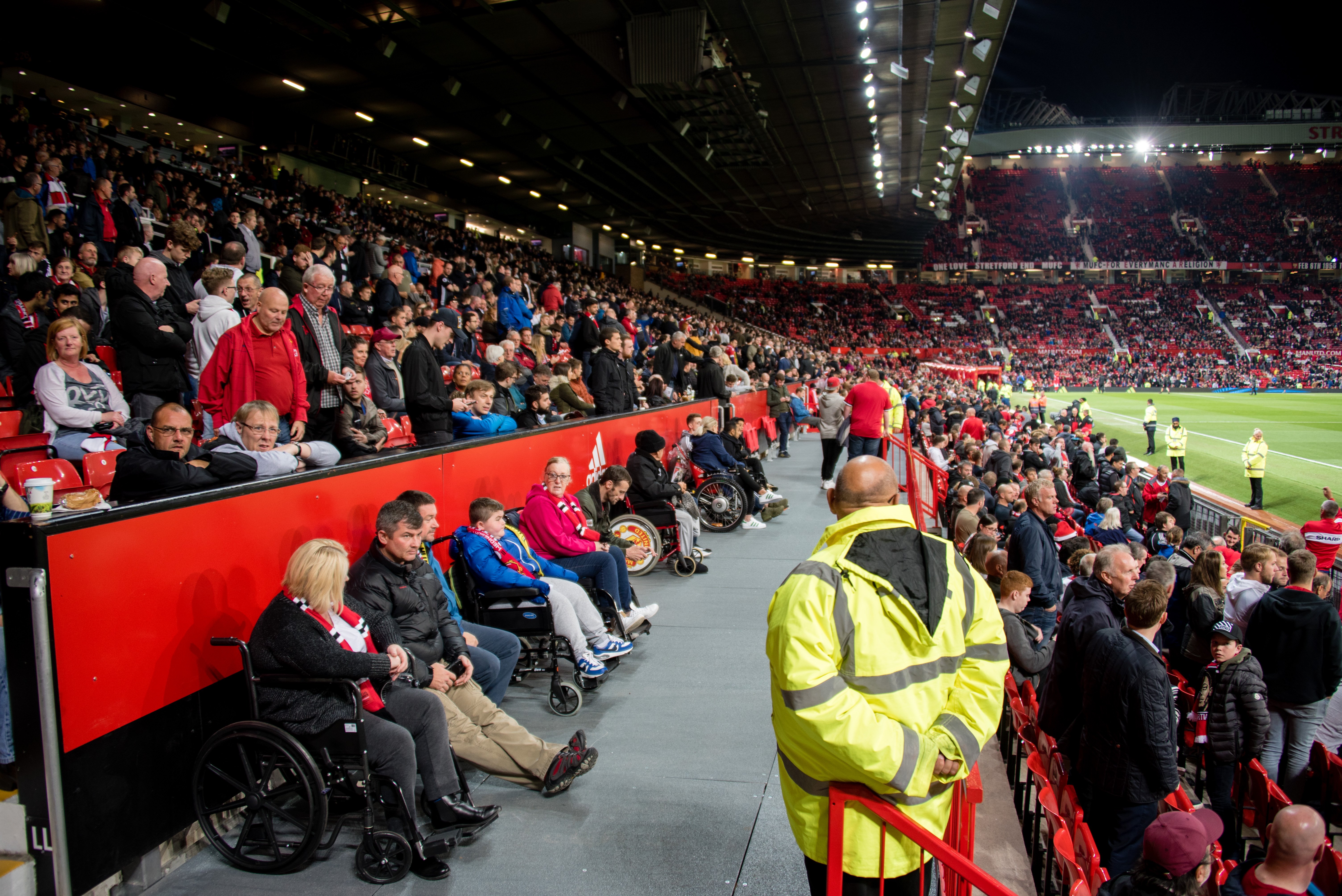 United backing initiative for disabled fans